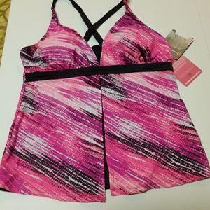 NWT Free Country Women's Swimsuit Top Size M